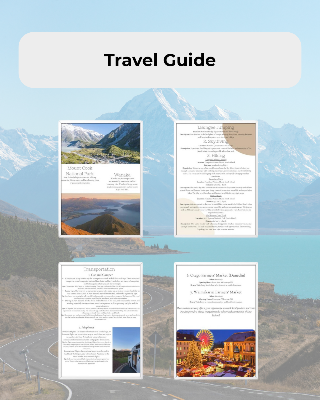 New Zealand Master Key: Digital Guide & Trip Planner for Hidden Gems