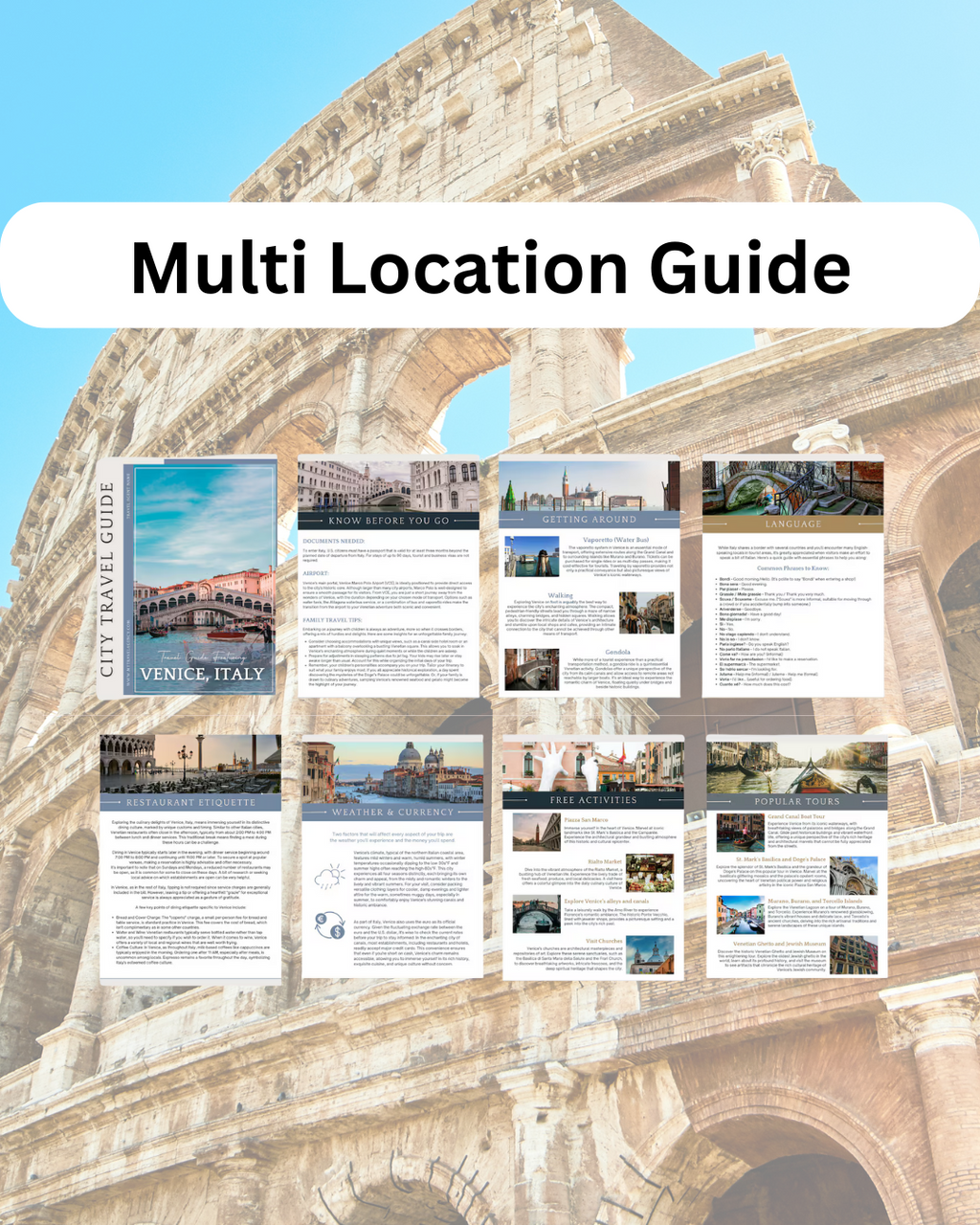 Italy Master Key: Stress-Free Custom Itineraries & 250 Hidden Gems from 60+ Trips