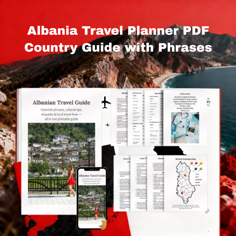 The Albania Master Key: Ultimate Travel Bundle with Insider Guide, Google Map Pins & Planner