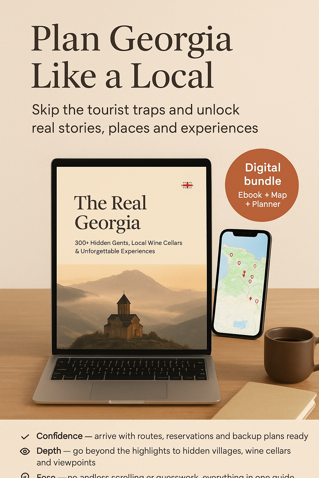 The Real Georgia Travel Guide: 300+ Hidden Gems, Local Wine Cellars & Unforgettable Experiences