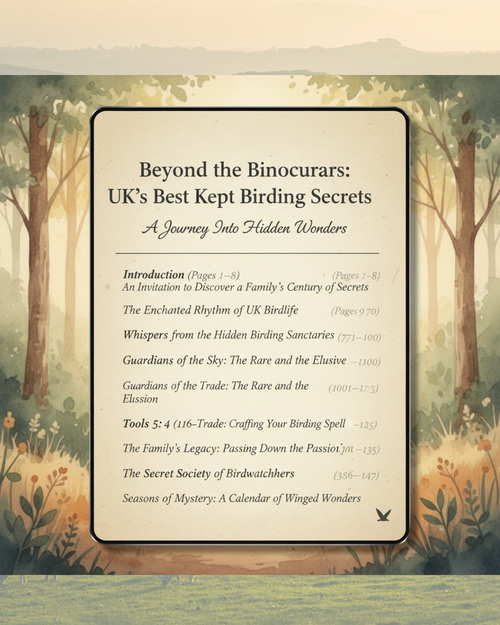 Beyond the Binoculars: UK’s Best Kept Birding Secrets – Digital Ebook Guide