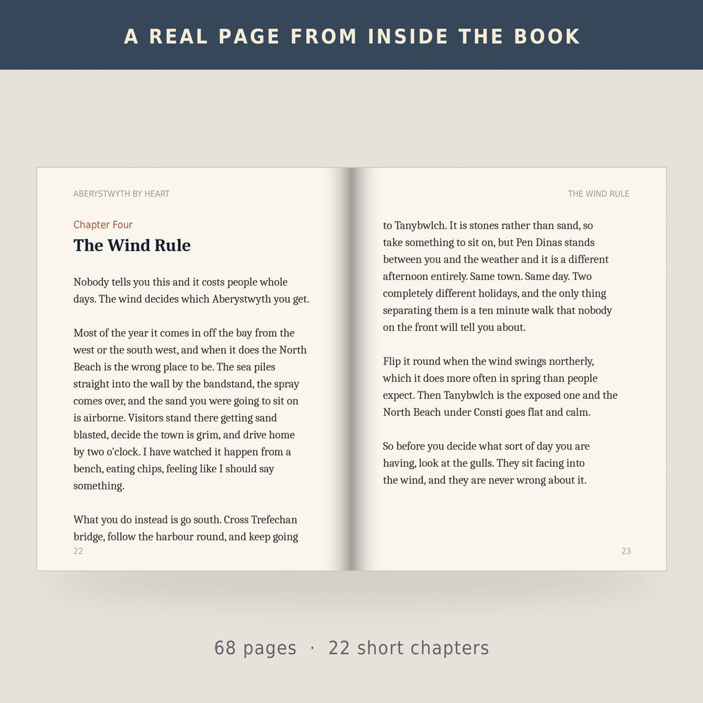 A real page spread, Chapter Four, The Wind Rule
