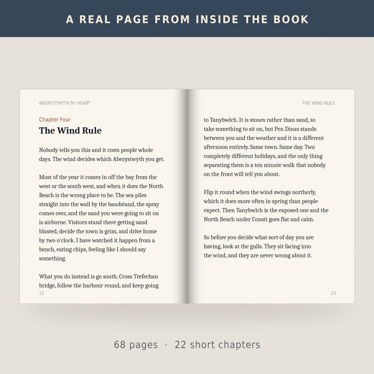 A real page spread, Chapter Four, The Wind Rule