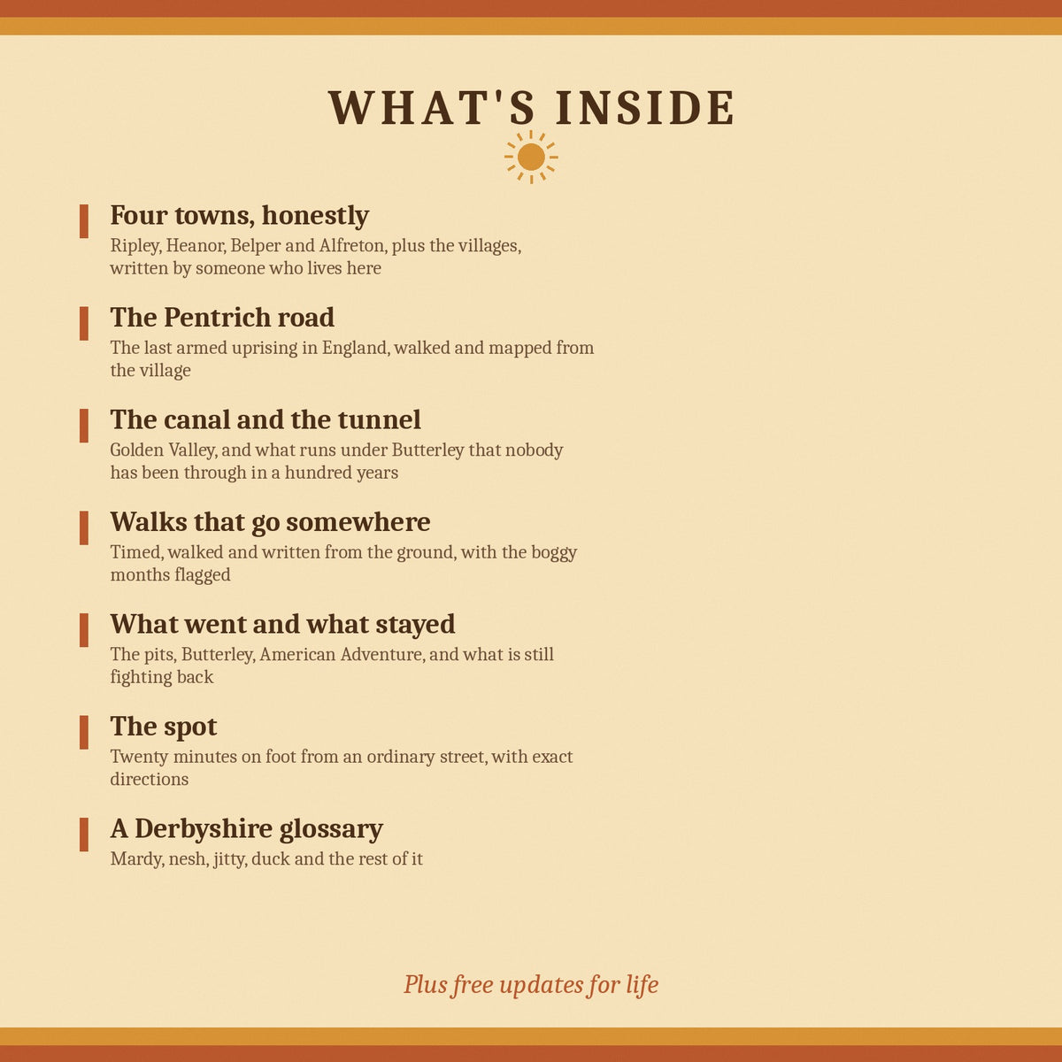 What is inside Amber Valley By Heart