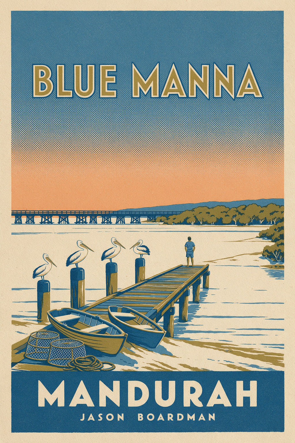 Blue Manna: Local Secrets, Honest Stories & the Real Mandurah, ebook cover by Jason Boardman