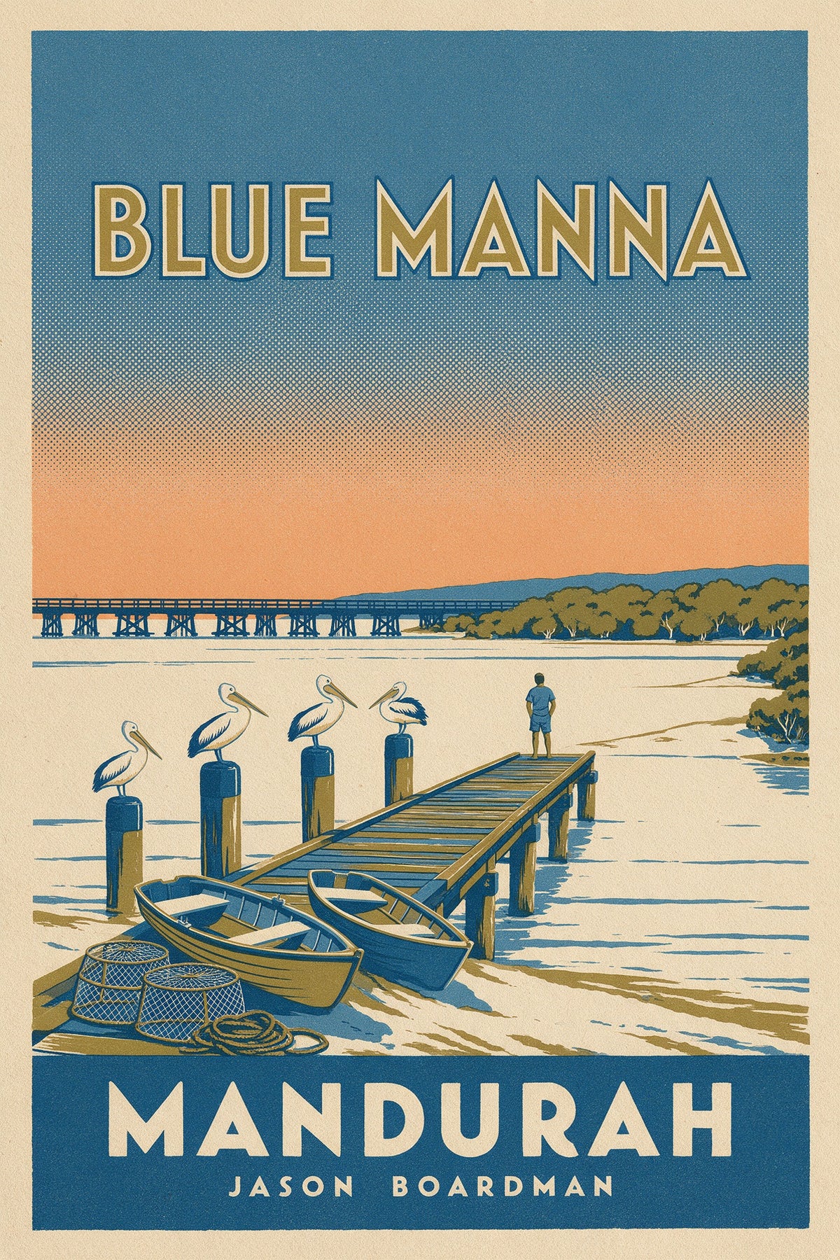 Blue Manna: Local Secrets, Honest Stories & the Real Mandurah, ebook cover by Jason Boardman