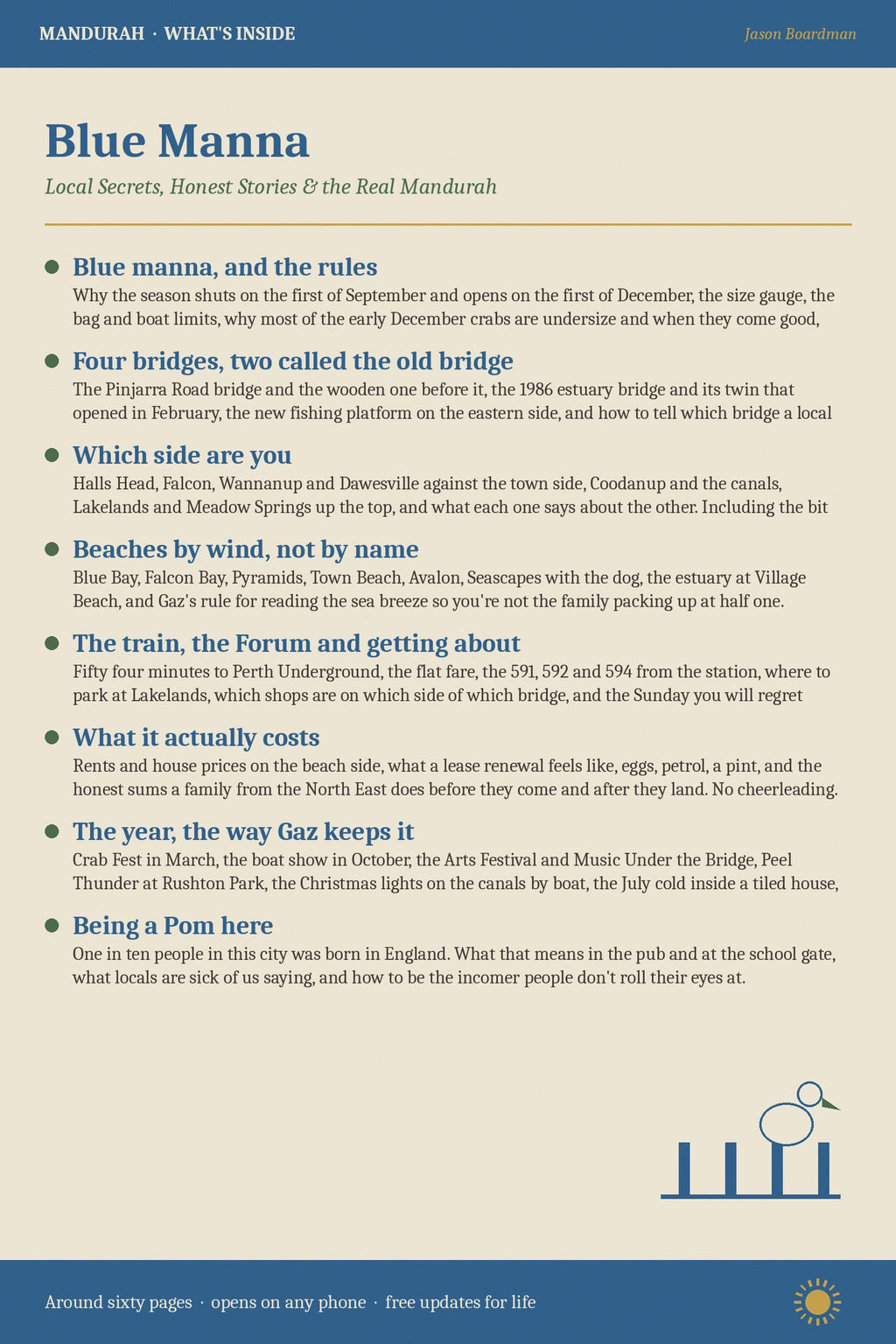 What's inside the Mandurah ebook