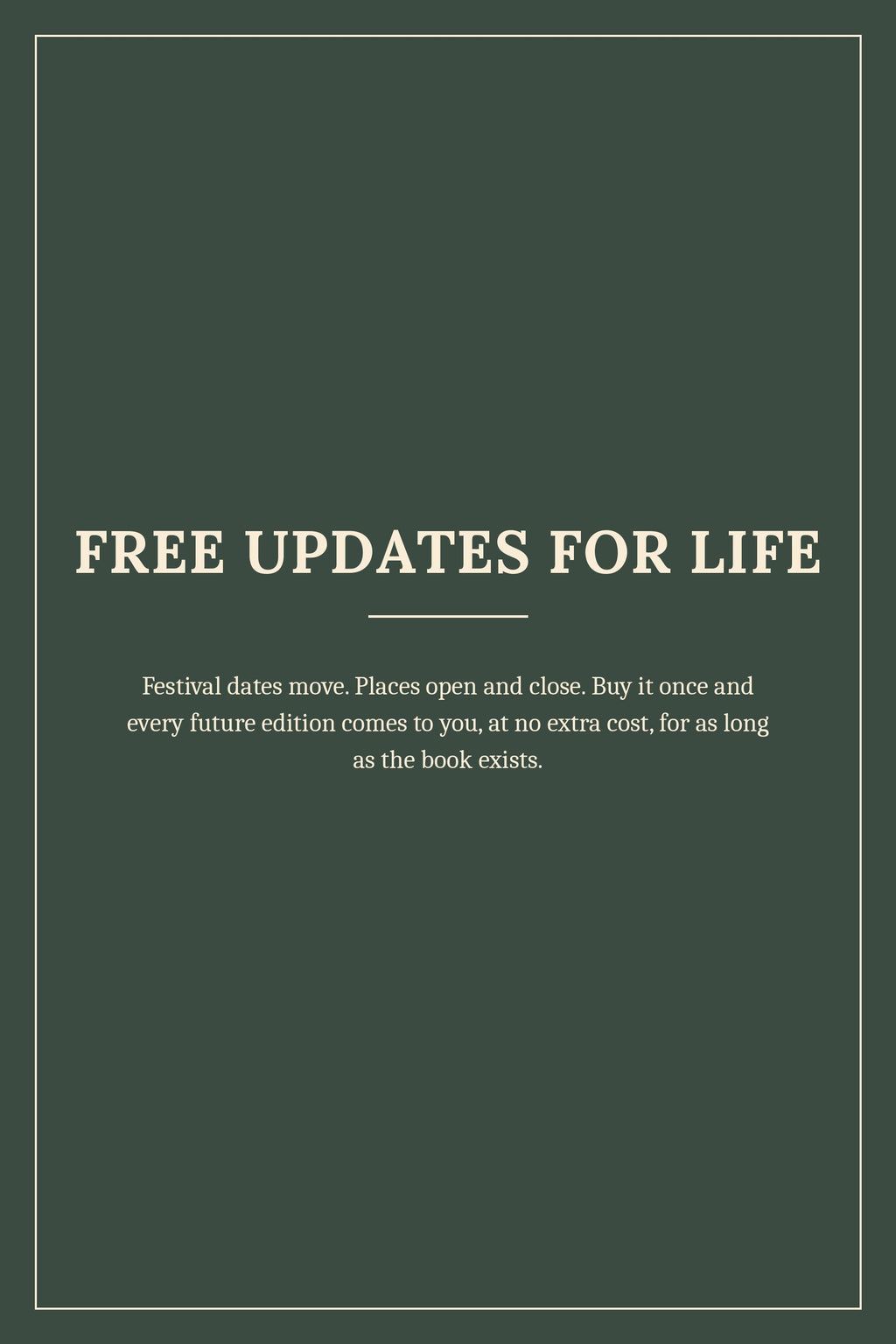 Free updates for life