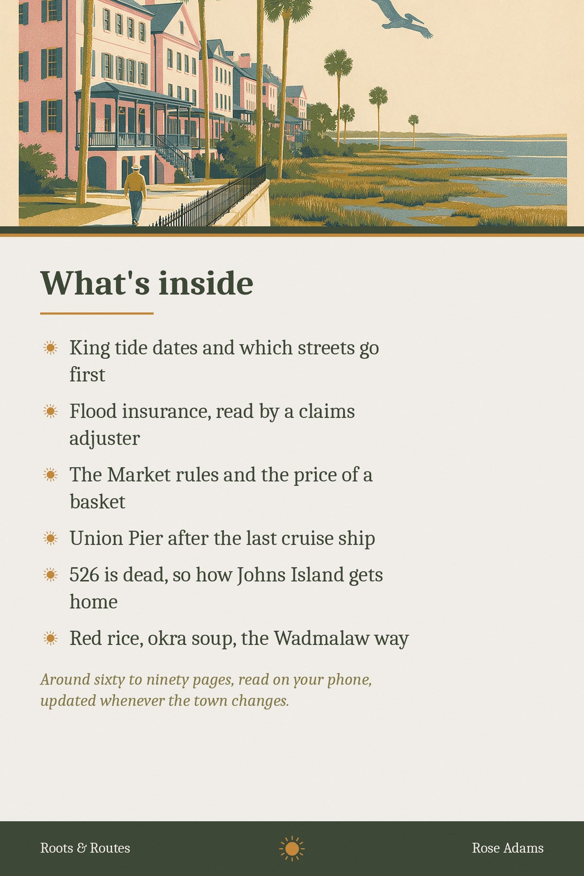 What's inside the Charleston ebook
