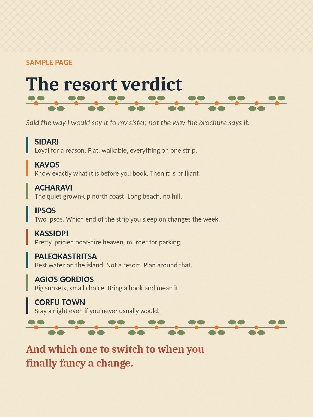 Honest Corfu resort verdict