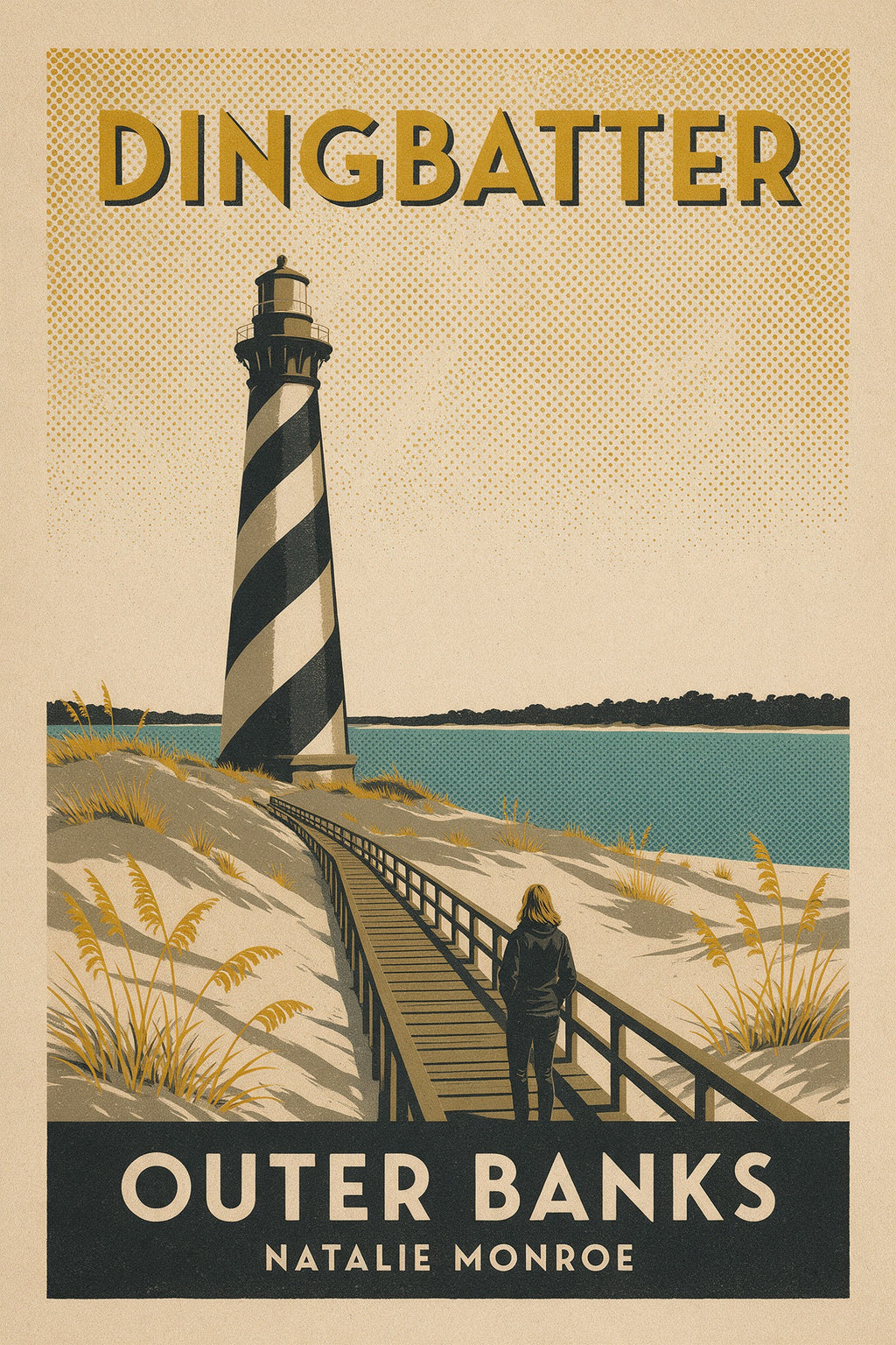 Dingbatter: Local Secrets, Storm Stories & the Real Outer Banks, ebook cover by Natalie Monroe