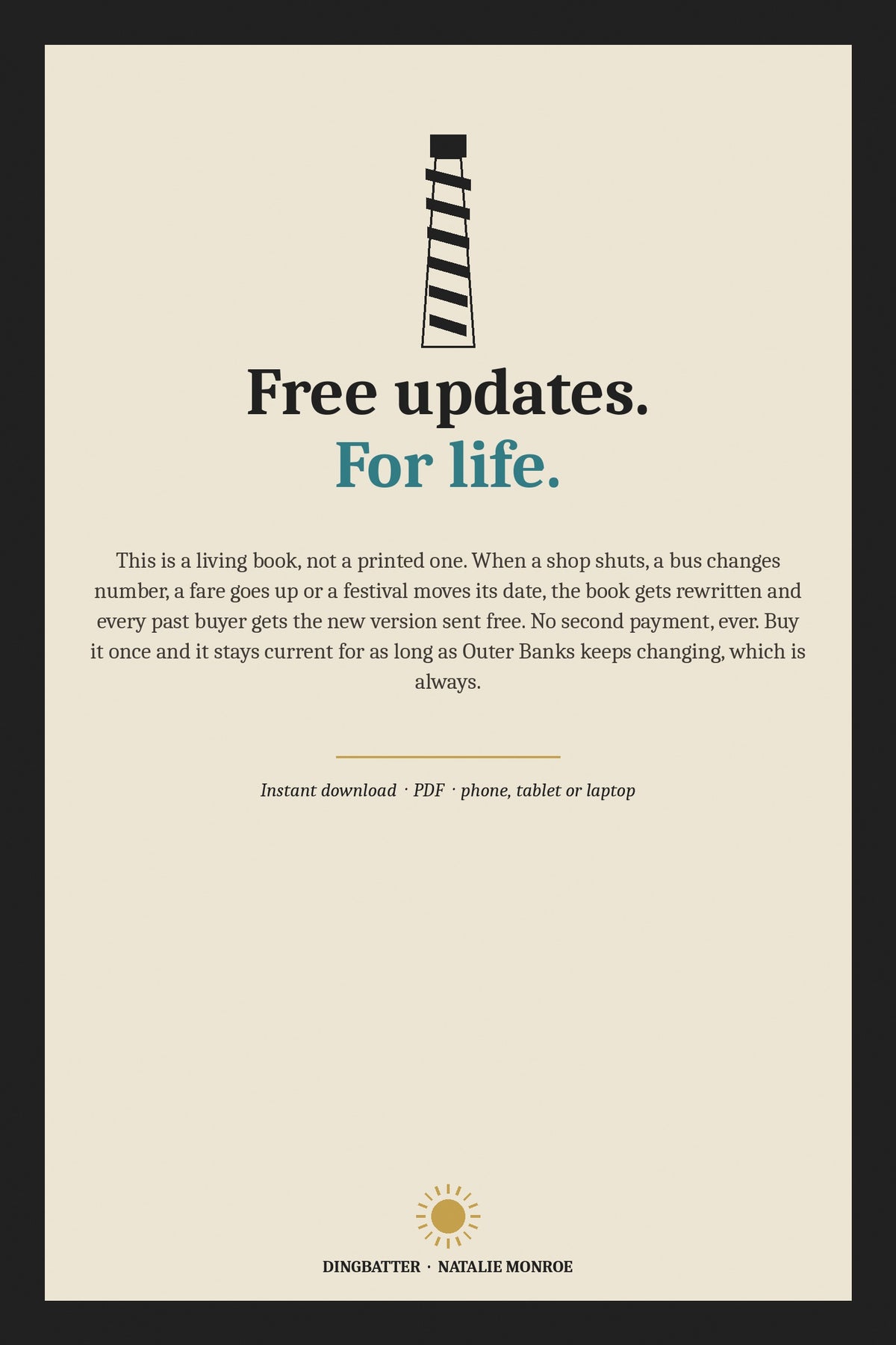 Free updates for life, buy it once and keep it forever