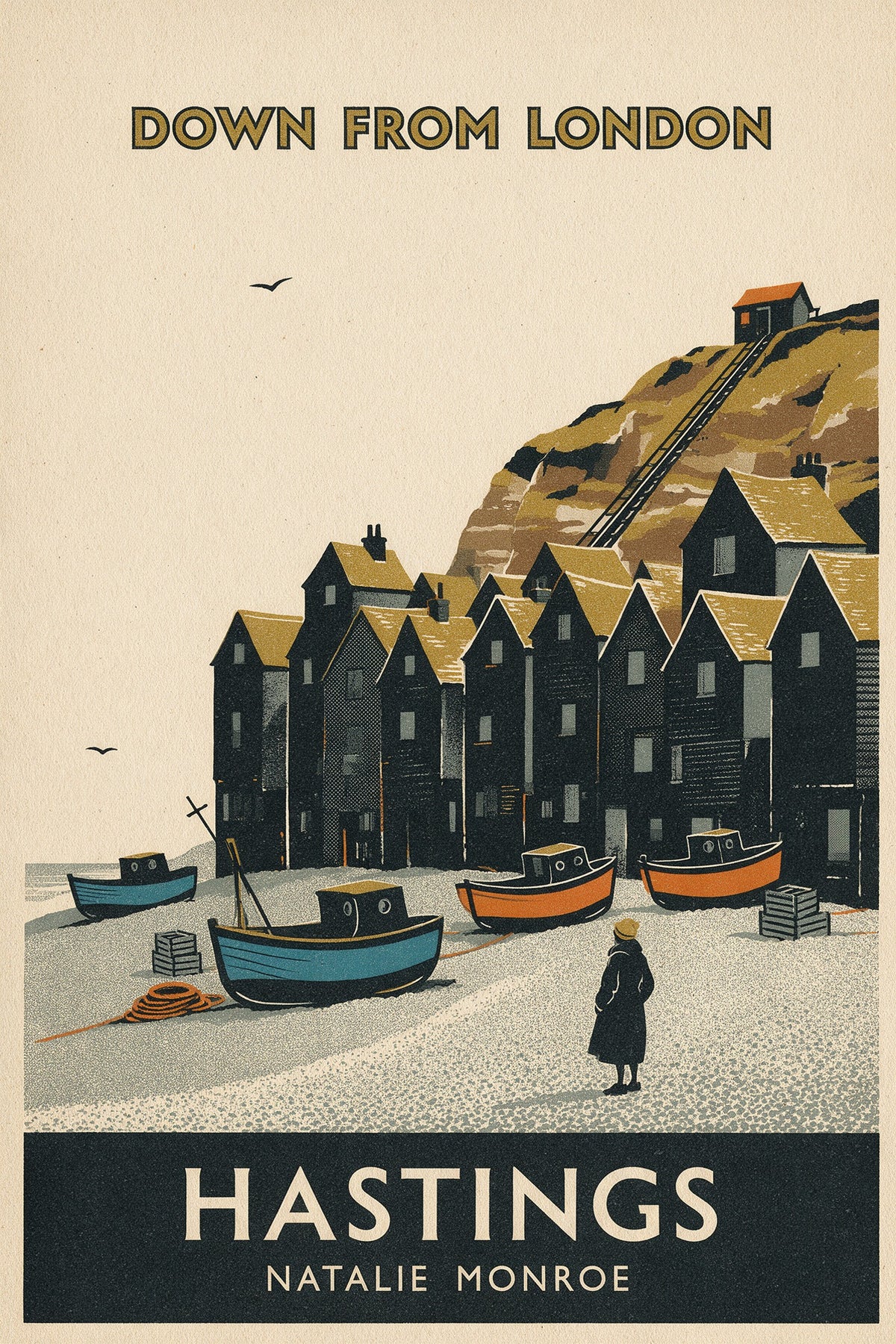 Down From London: Local Secrets, Honest Stories & the Real Hastings, ebook cover by Natalie Monroe