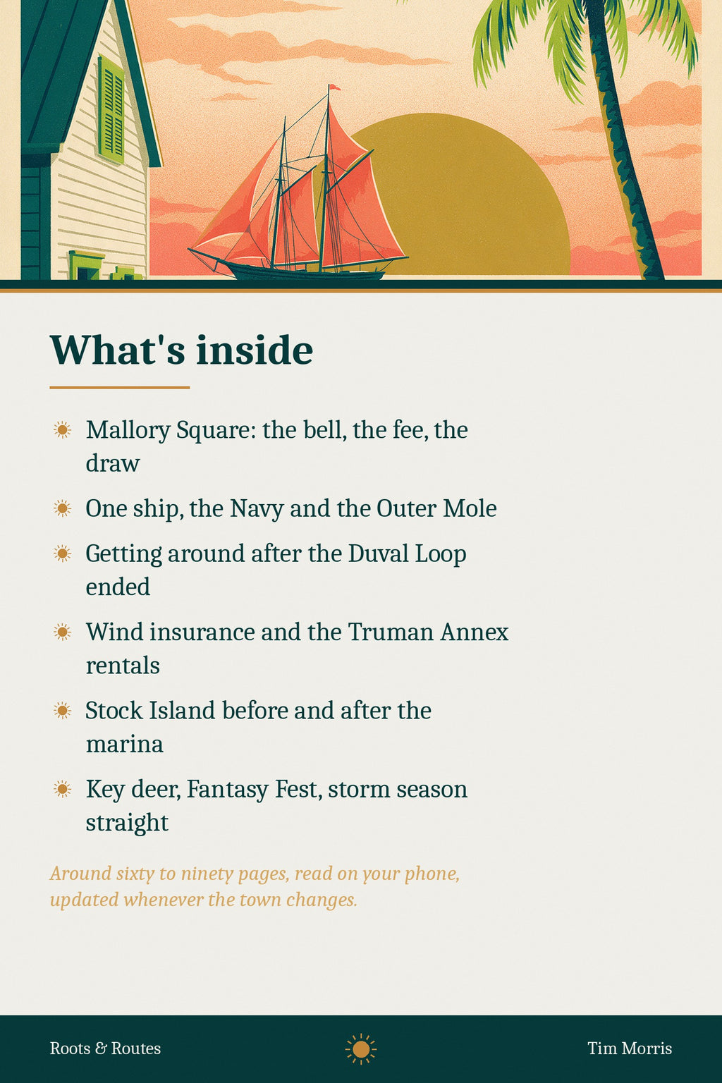 What's inside the Key West ebook