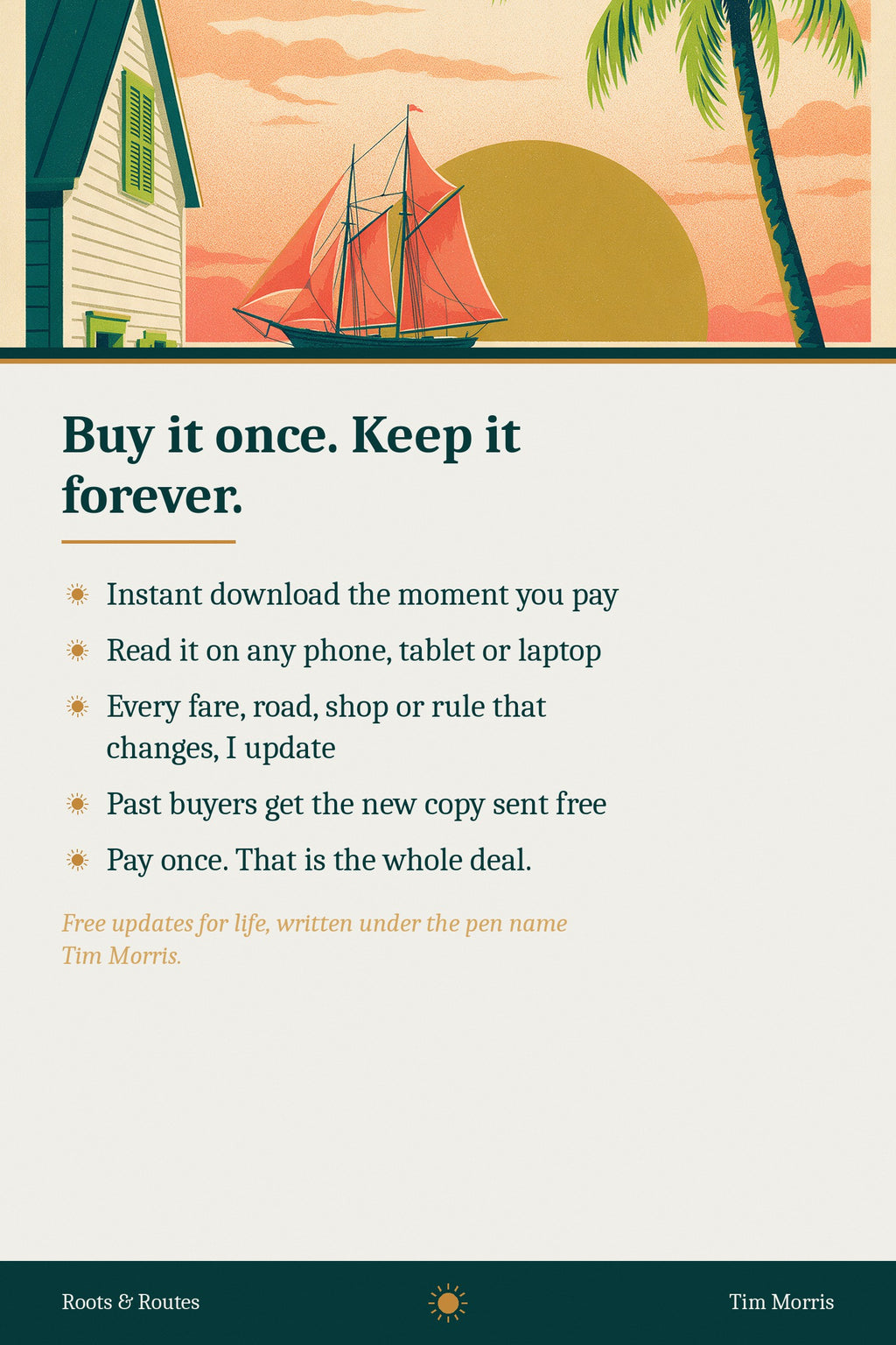 Free updates for life, buy it once and keep it forever