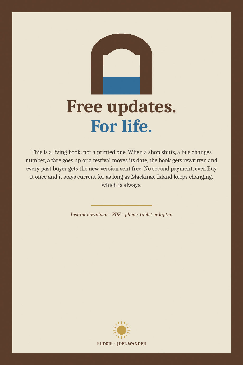 Free updates for life, buy it once and keep it forever