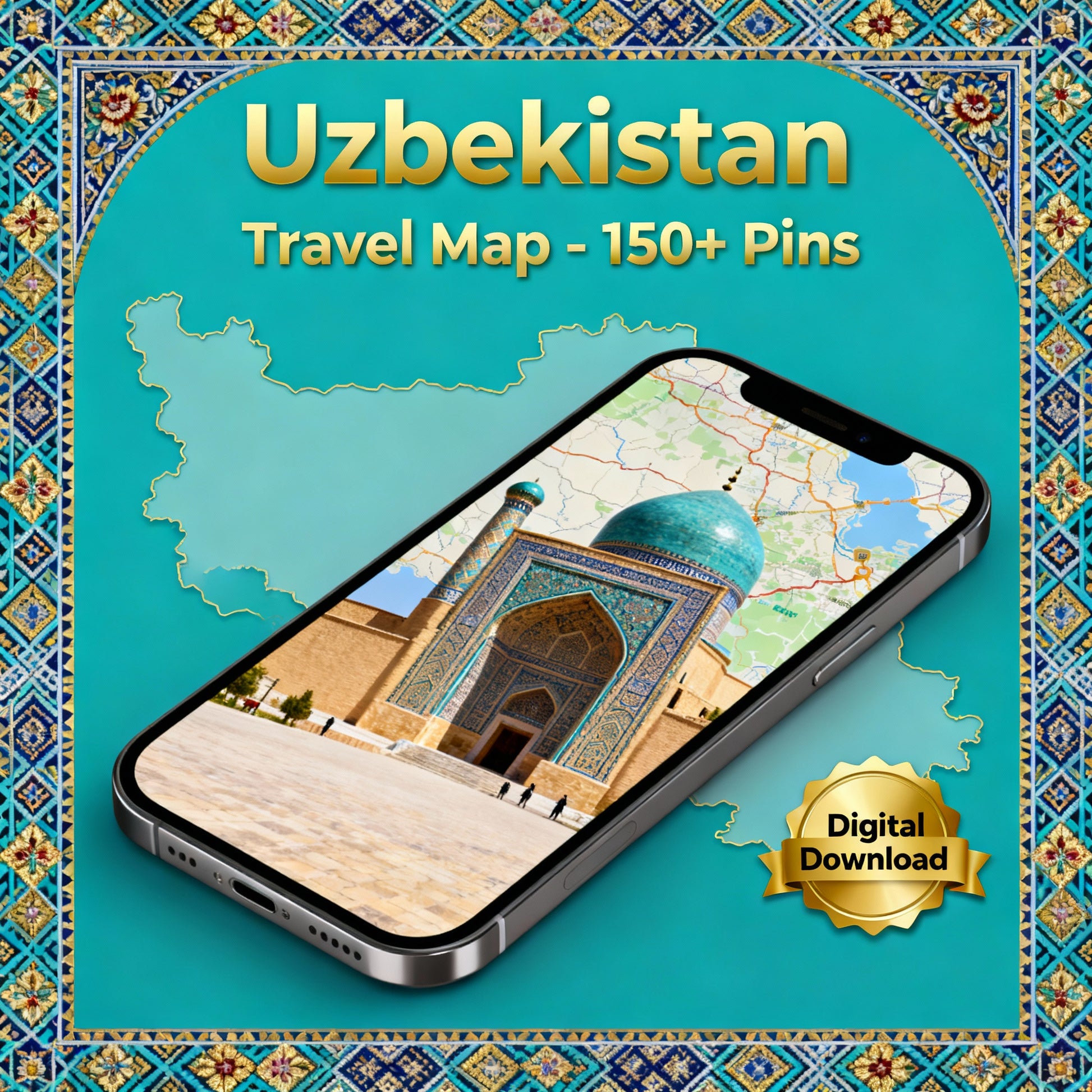 Uzbekistan Master Key: Ultimate 100+ Page Travel Guide + 150+ Insider Maps & Exclusive Cookbook