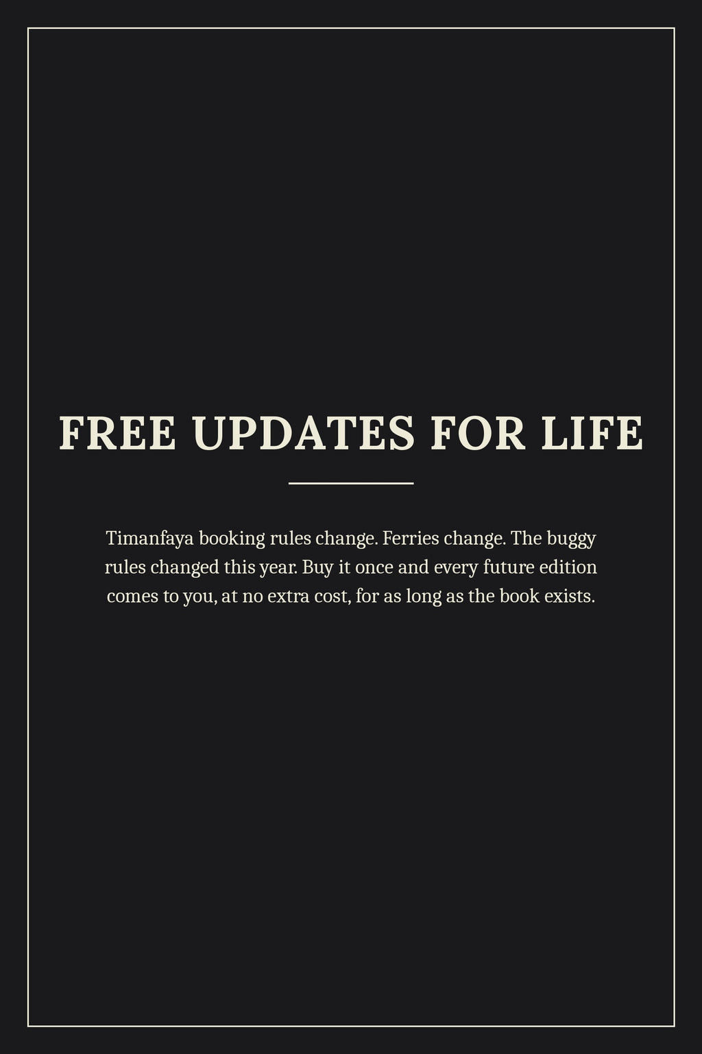 Free updates for life