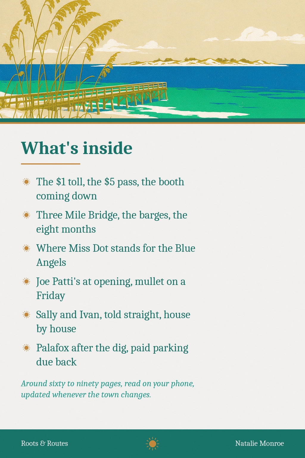 What's inside the Pensacola ebook