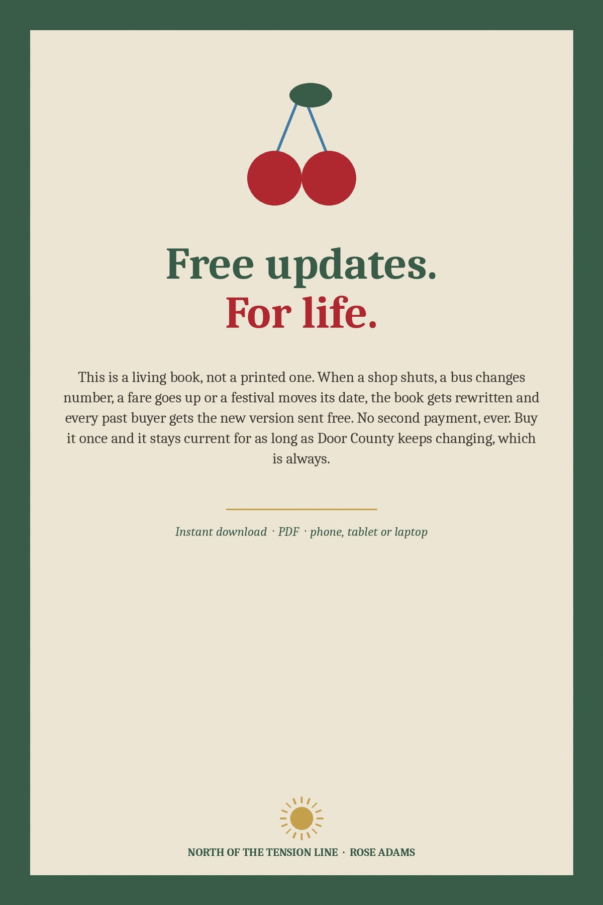 Free updates for life, buy it once and keep it forever