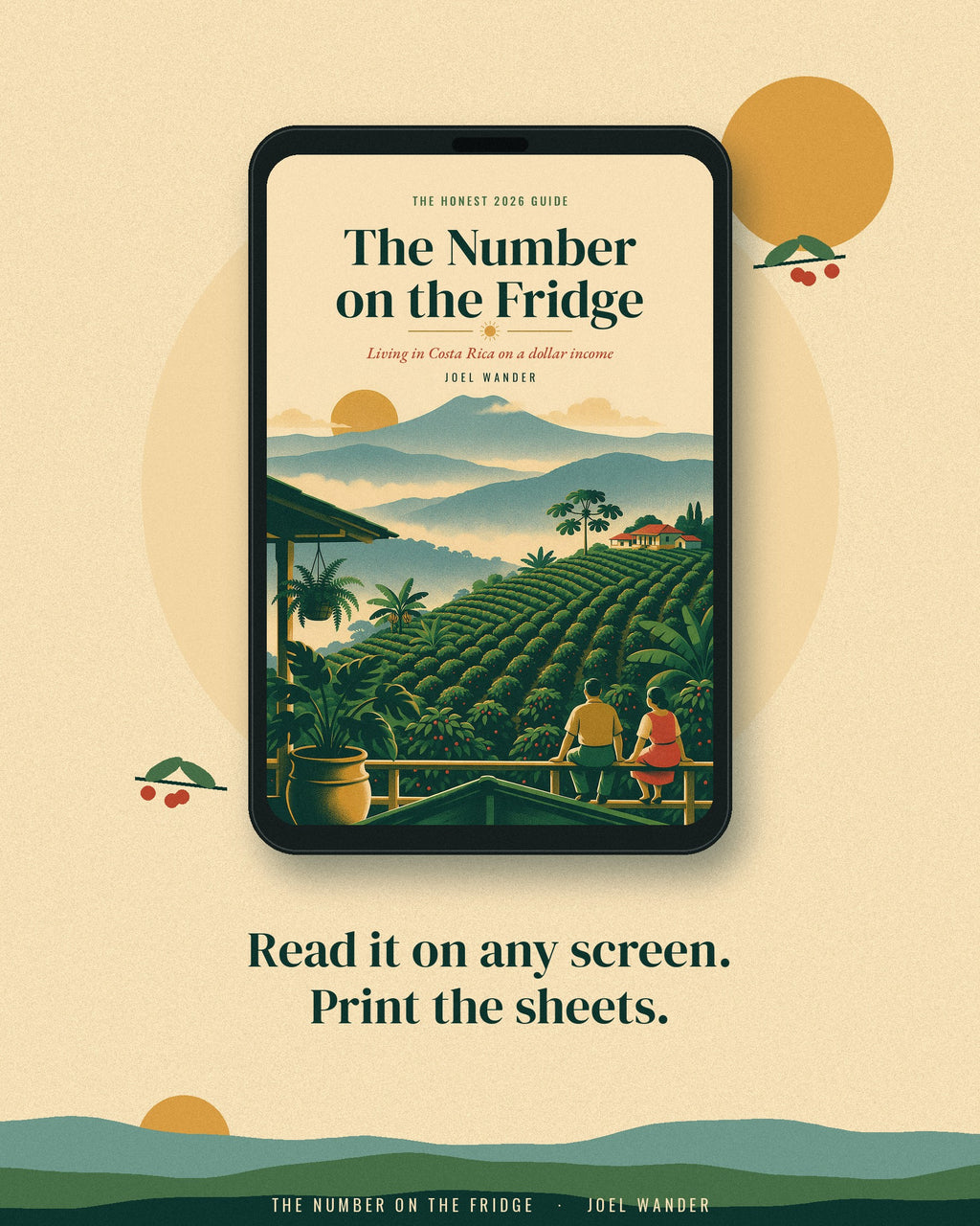 The Number on the Fridge shown on a screen
