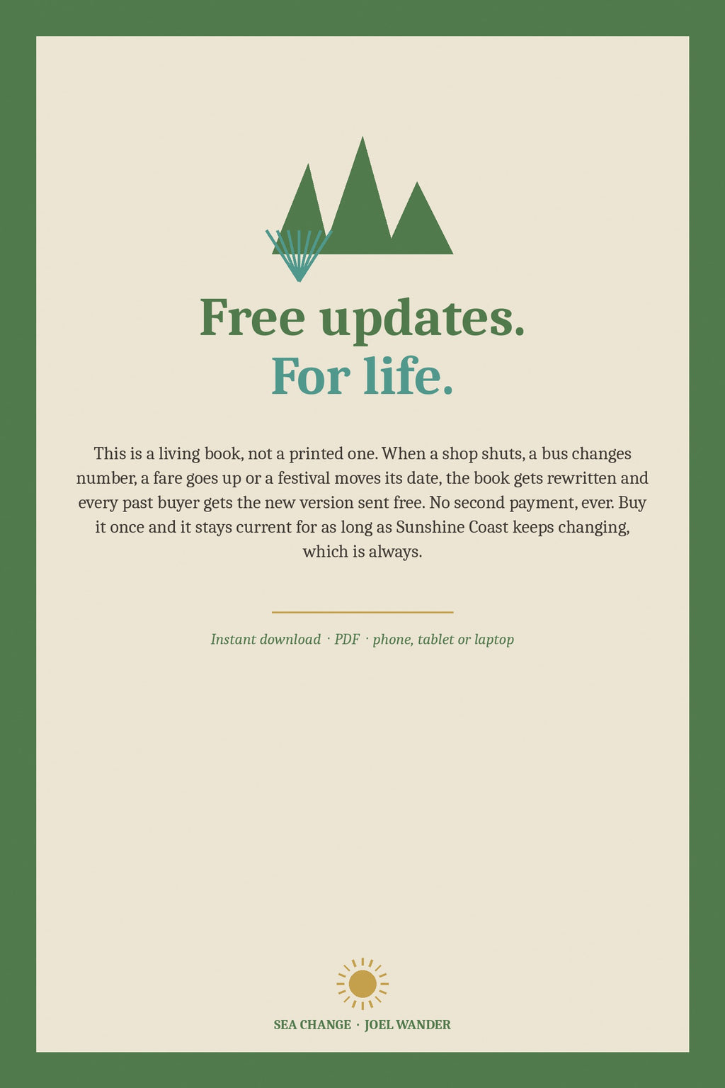 Free updates for life, buy it once and keep it forever