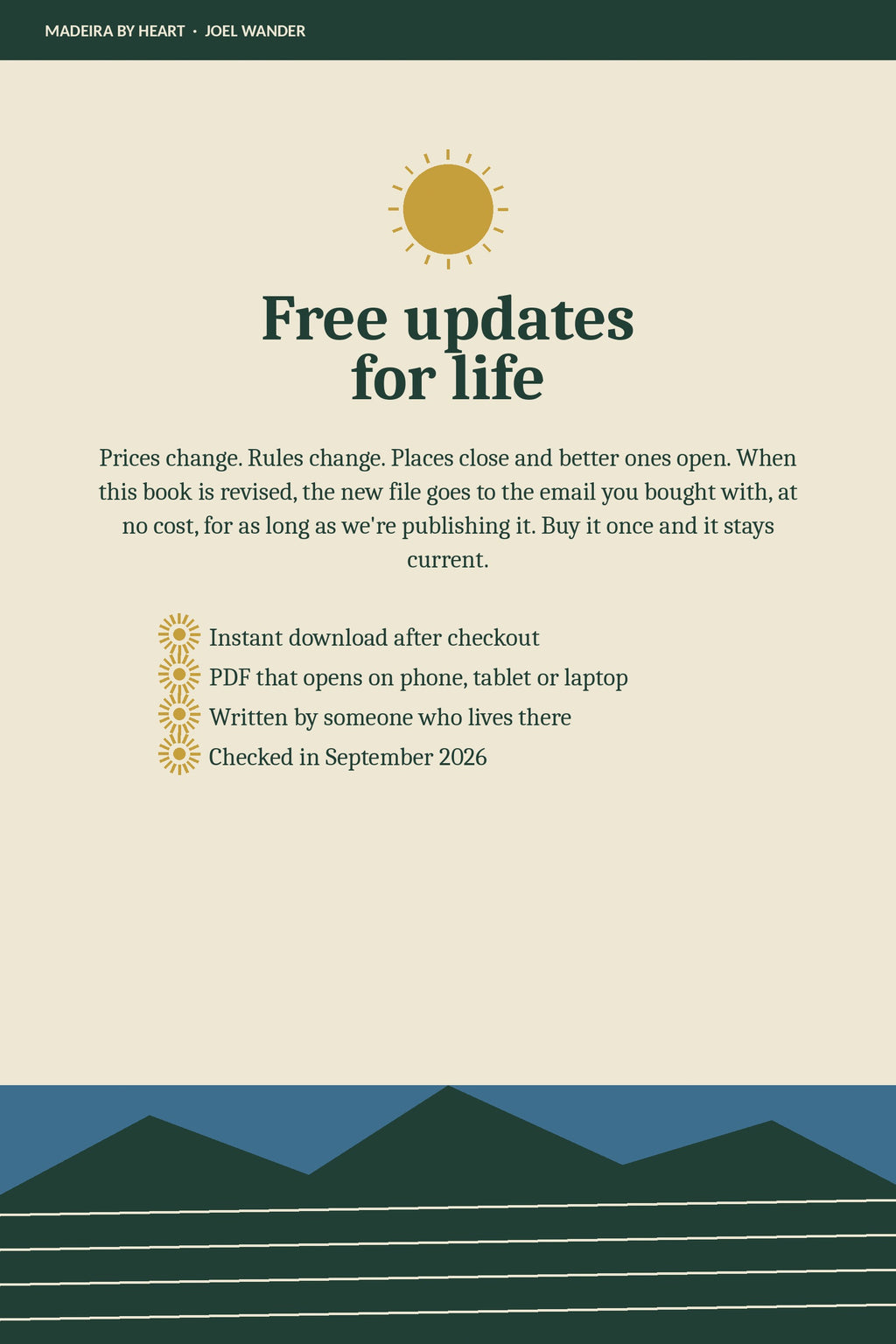 Free updates for life with Seven Weathers