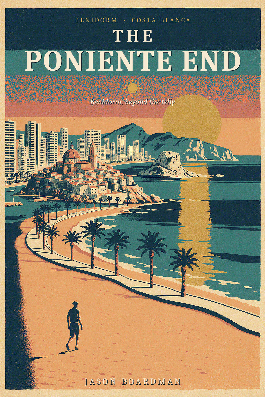 The Poniente End, Benidorm ebook cover by Jason Boardman