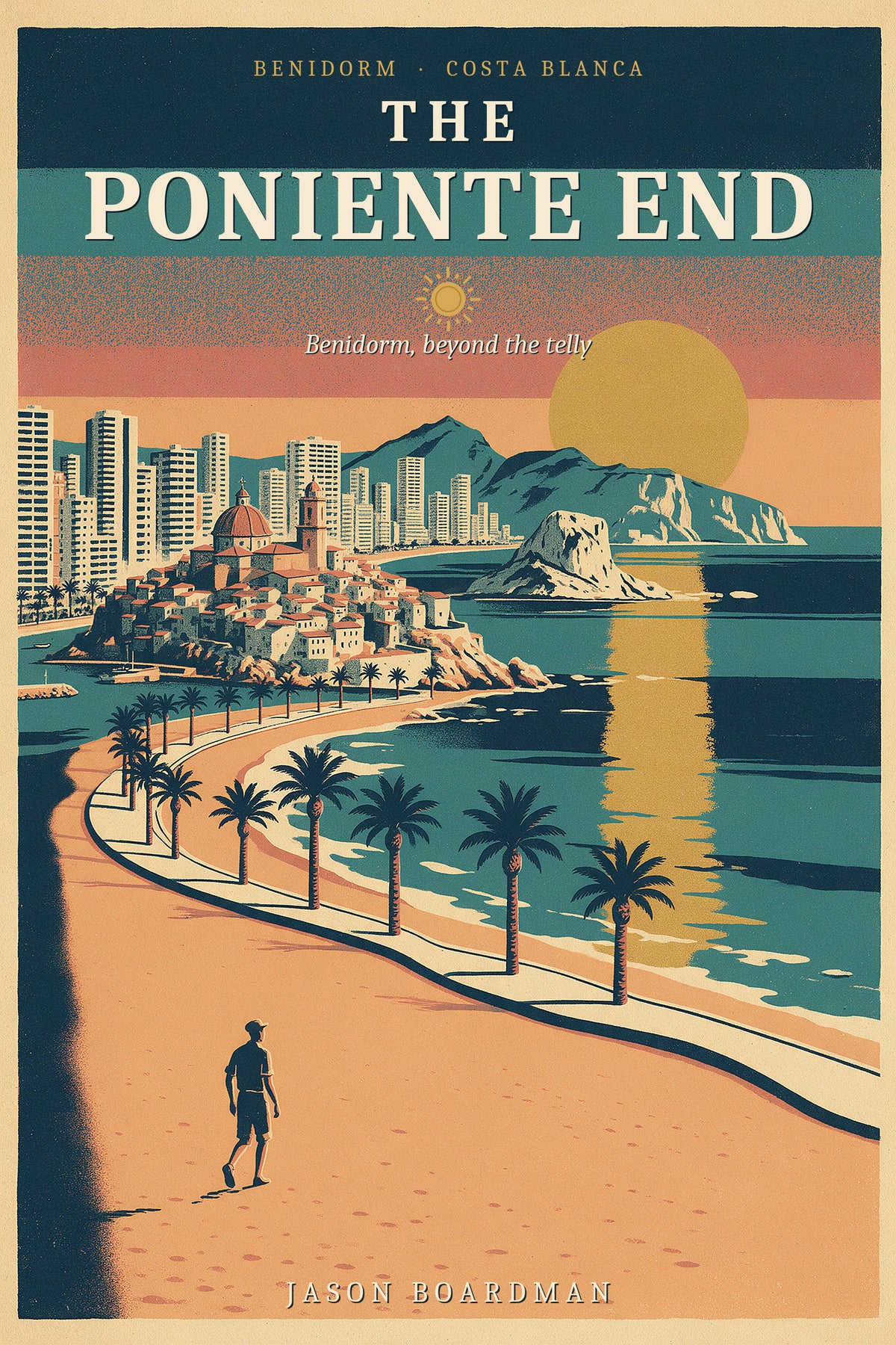 The Poniente End, Benidorm ebook cover by Jason Boardman