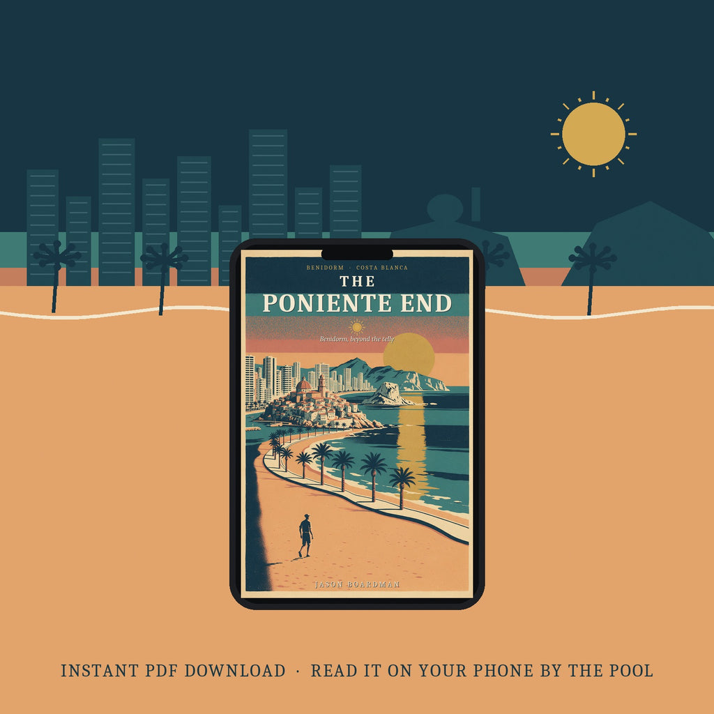 The Poniente End on a phone, instant PDF download
