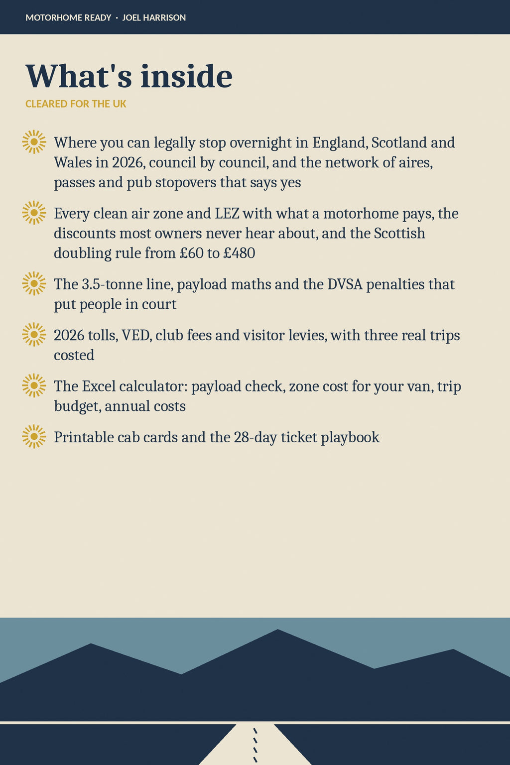 What's inside the Cleared for the UK kit