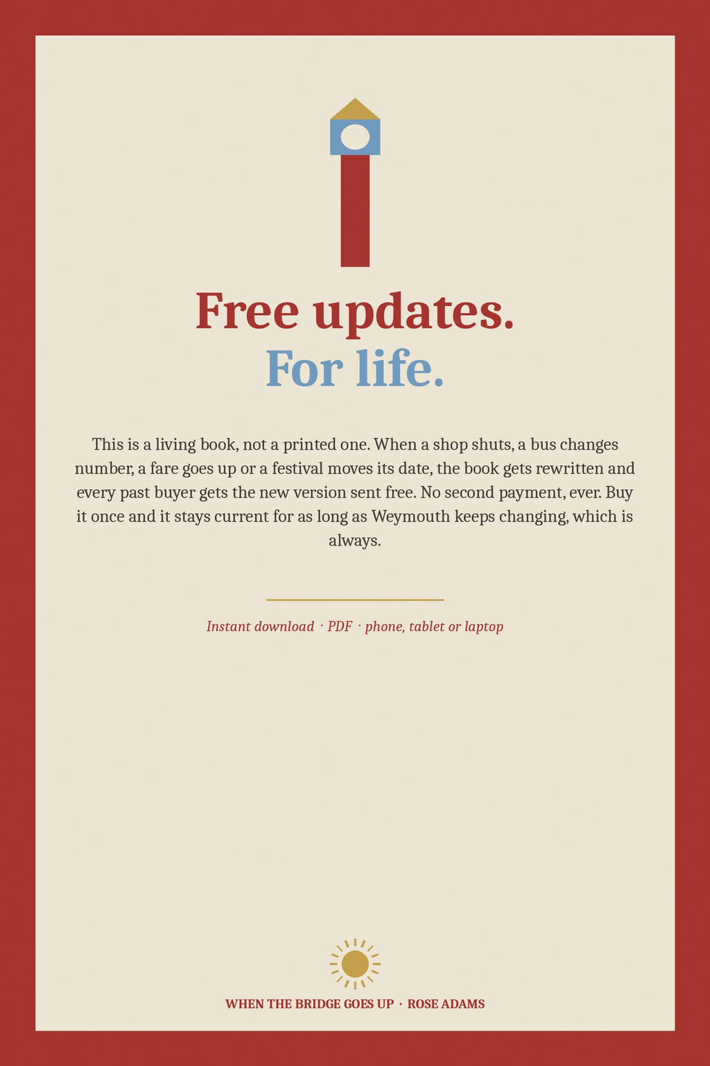 Free updates for life, buy it once and keep it forever