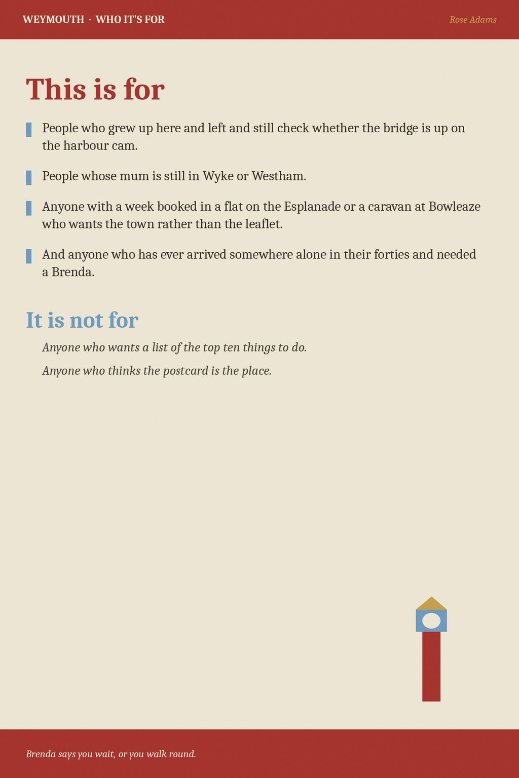 Who the Weymouth ebook is for